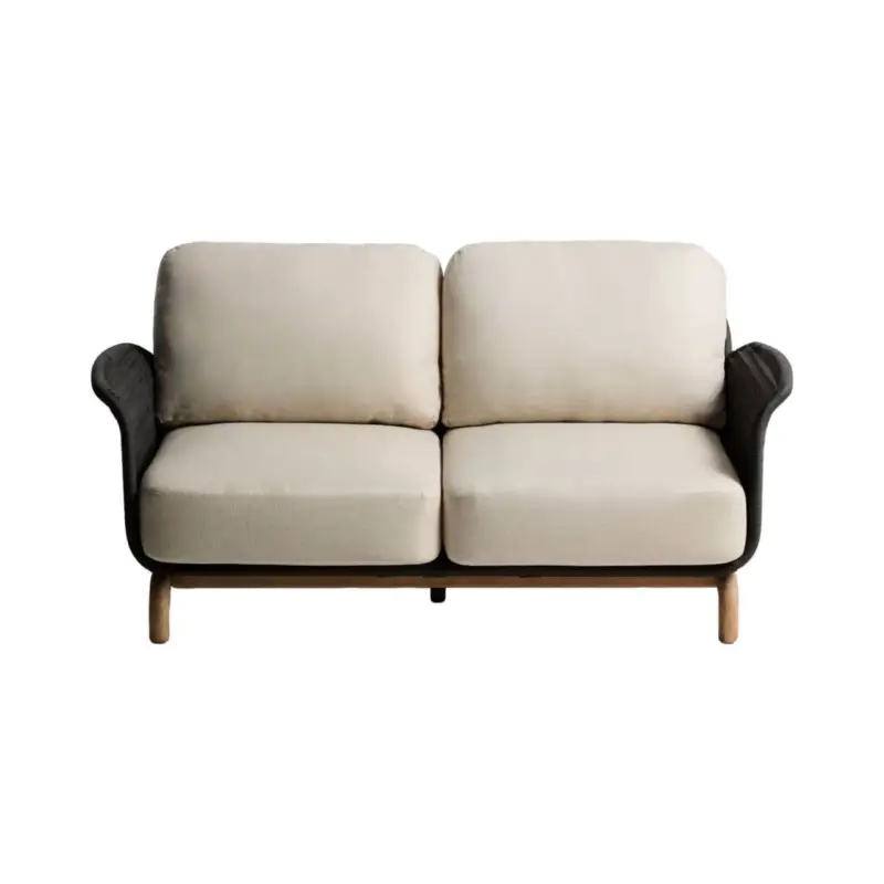 Outdoor Sofa ALIPA 2-seater Dark GreyKAVE HOME Livraison Express