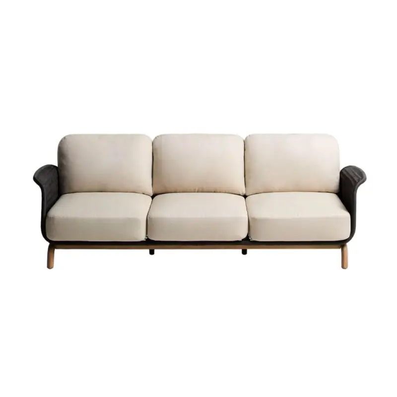 Canapé extérieur ALIPA 3 places Gris FoncéKAVE HOME Acheter Direct