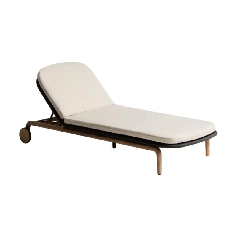 Haute Qualité Outdoor Bench and Sunlounger ALIPA 1-seater Dark GreyKAVE HOME