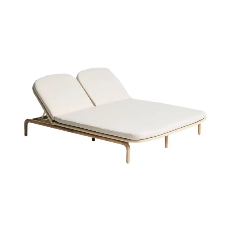 Vente Directe Outdoor Bench and Sunlounger ALIPA 2-seater EcruKAVE HOME