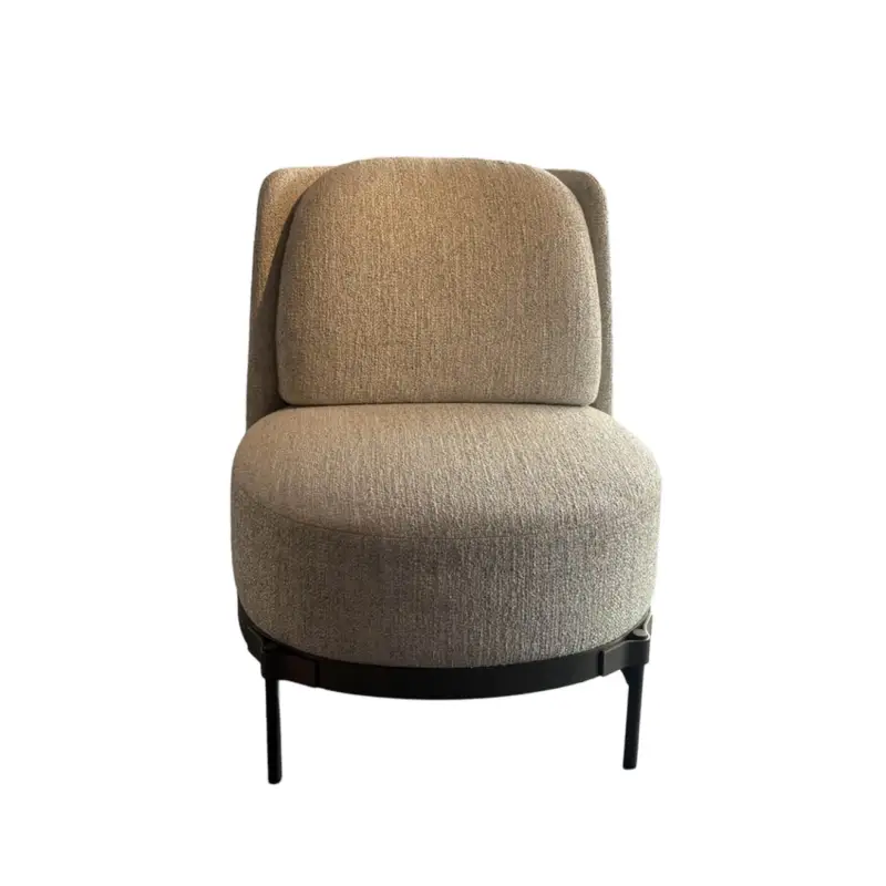 Dernier Modèle Fauteuil TAPE Fisher 01 écruMINOTTI