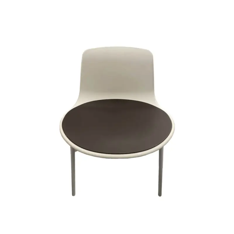Dining Chair LOTTUS KIDS White with brown seat padENEA Bon Plan