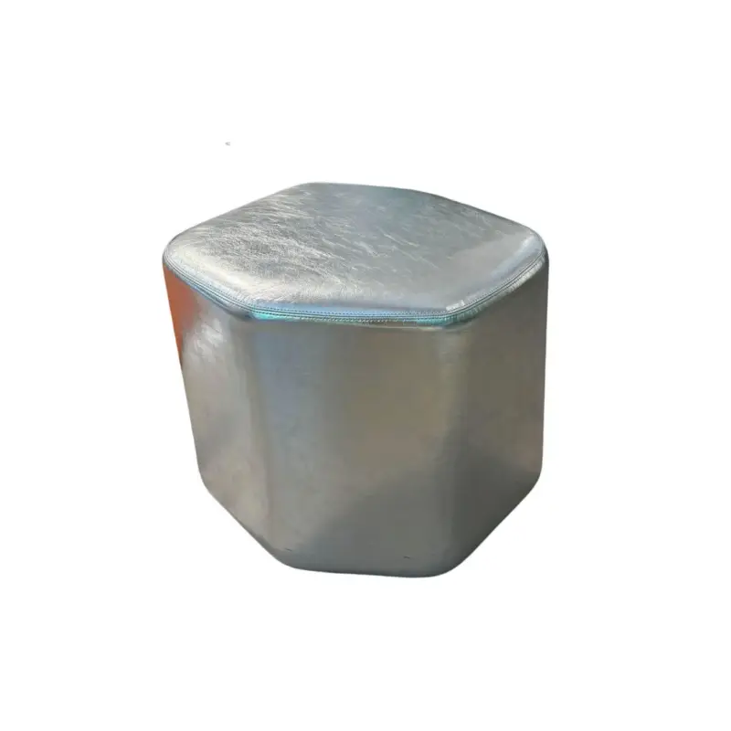 Expédié Aujourd'hui Pouffe BEKI W 45 SilveraBAXTER MADE IN ITALY