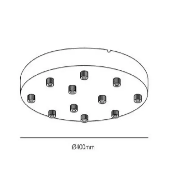 Acheter En Ligne Platine ronde pour 11 suspensions Accessoires