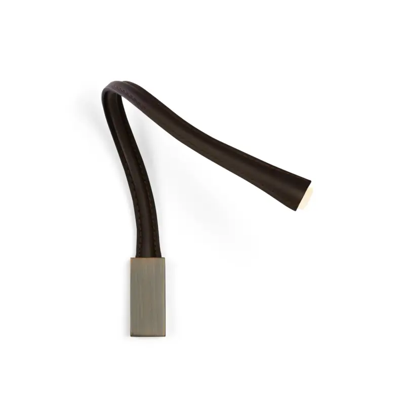 Satisfait Ou Remboursé Flexiled 60cm Cuir base Bronze sans interrupteur Appliques LED