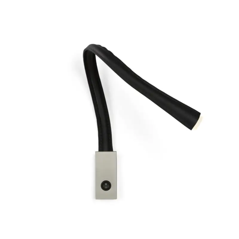 Nouvel Arrivage Flexiled 60cm Cuir base Nickel avec interrupteur Appliques LED