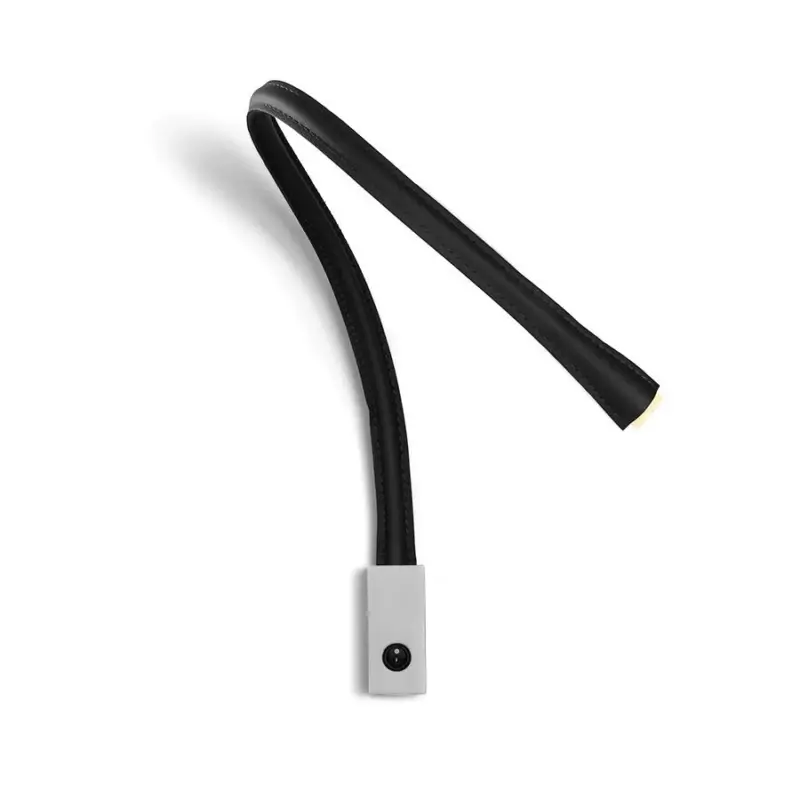 Flexiled 90cm Cuir base Nickel avec interrupteur Appliques LED Expédition Rapide