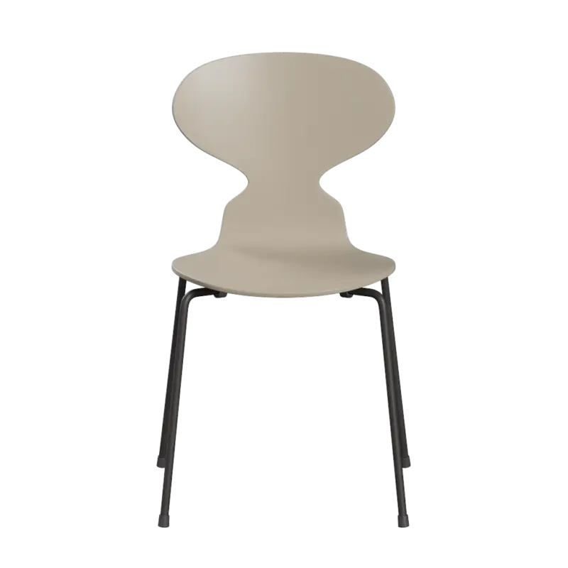 Haute Qualité Chaise ANT Beige Clair & Chrome