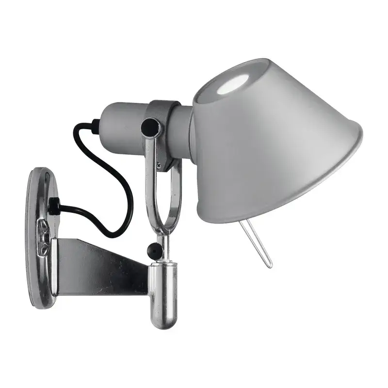 Tolomeo Faretto Appliques Liseuses Argent avec interrupteur Certifié