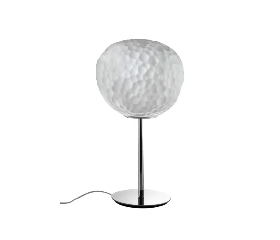 Meteorite Ø35cm sur pied Lampes de table Blanc Offre Du Jour