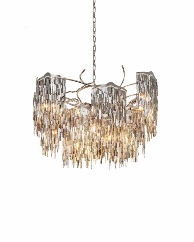 Arthur rond Ø80cm Suspensions Argent Promotion Saisonnière