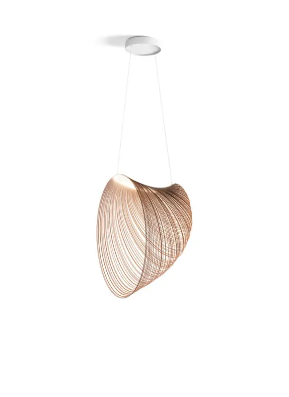 Meilleur Choix Illan Suspensions LED Bois clair Ø80cm