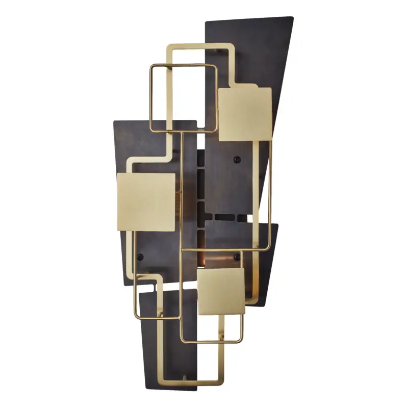 Map 2 Appliques LED Doré Expédition Rapide