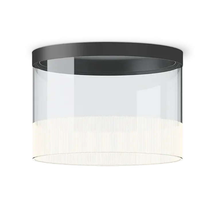 Nouvel Arrivage Guise Plafonniers en verre LED Transparent Ø25cm