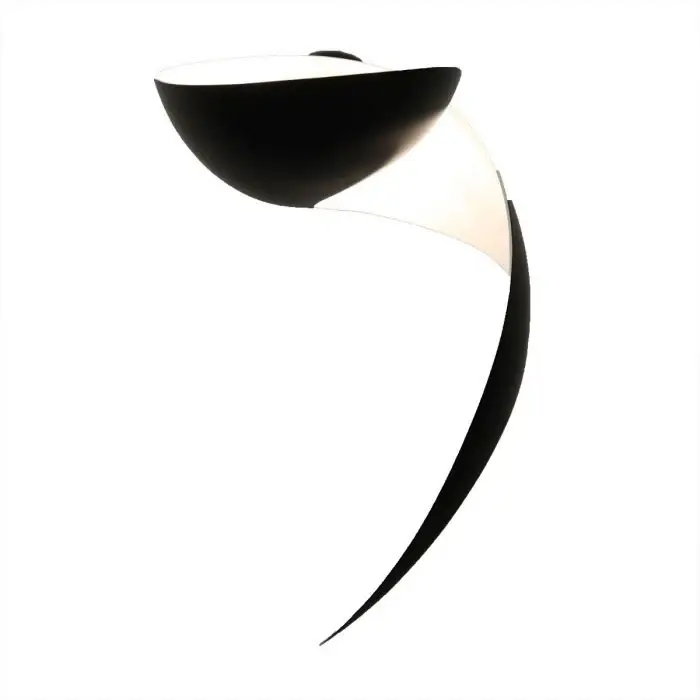 Remise Flamme droite Appliques Noir