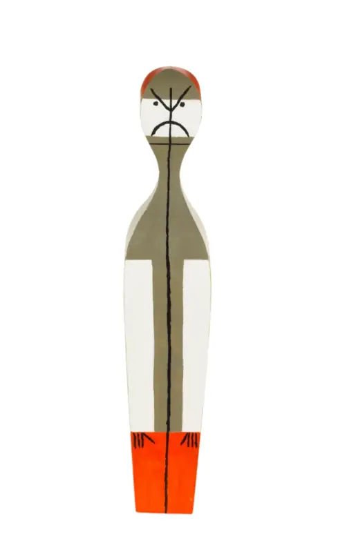 Authentique Wooden Doll N°14 Figurines Multicolore