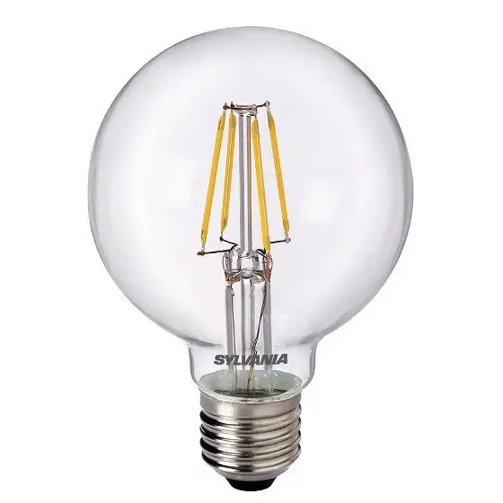 LED Globe 80mm 6W E27 640 lumen 2700K Globe Paiement Sécurisé