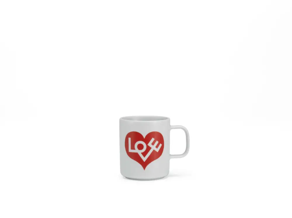 Vente Directe Mug Love Heart Crimson Rouge