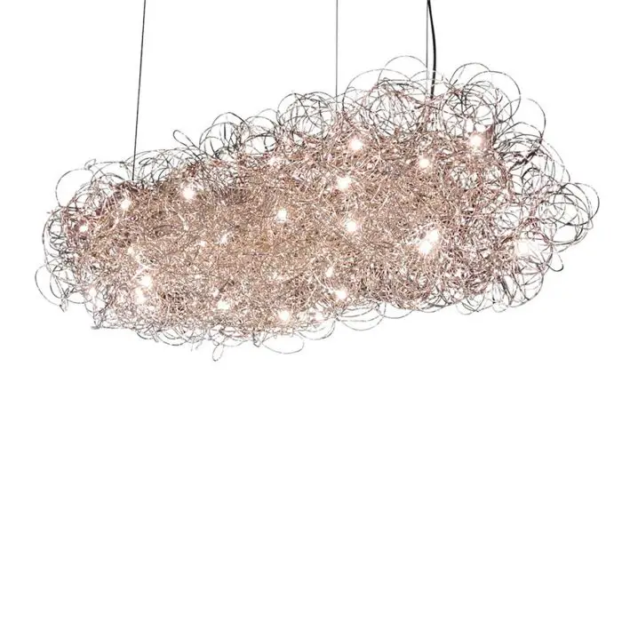 Fil De Fer Nuvola 120cm Mod. A Suspensions Argent Must-Have