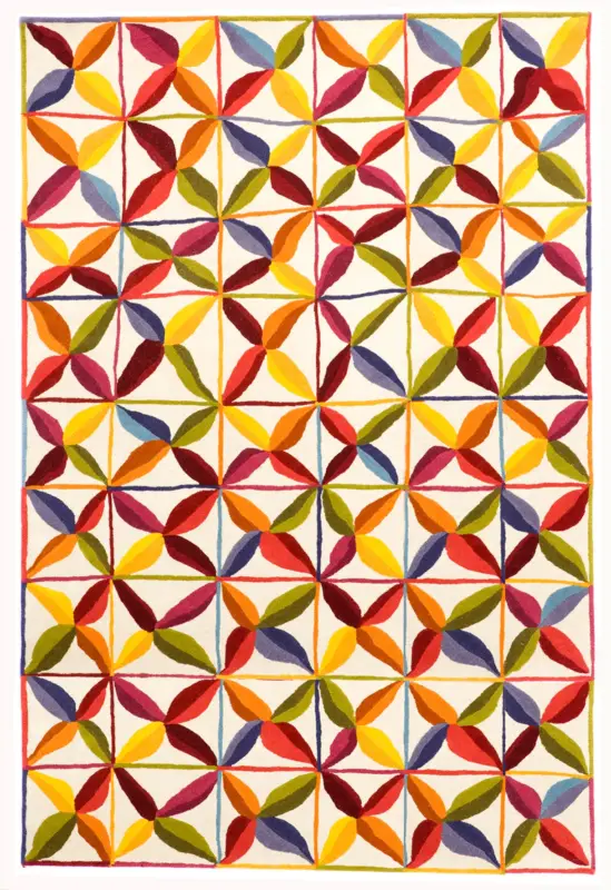 Kala 155x220cm Tapis Multicolore Bon Marché