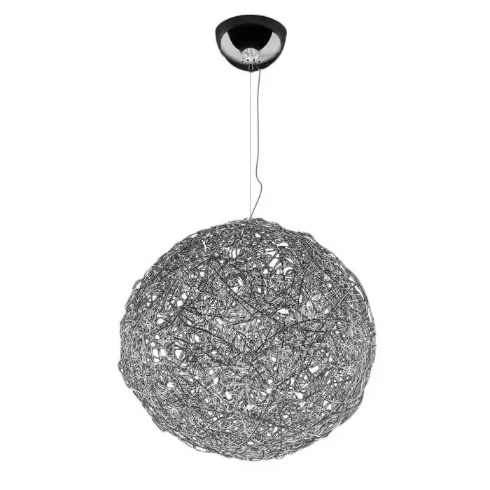 Fil de Fer Outdoor Ø50cm Suspensions Plafonniers Argent Offre Limitée