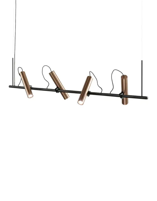 Spirit 150cm Suspensions LED Noir/Rose gold Offre Spéciale