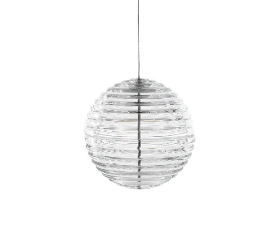 Sphere press Suspensions LED Transparent Populaire