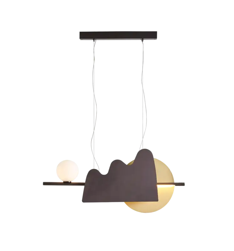 Vente Directe Nacho 75cm Suspensions Laiton satiné-Graphite satiné
