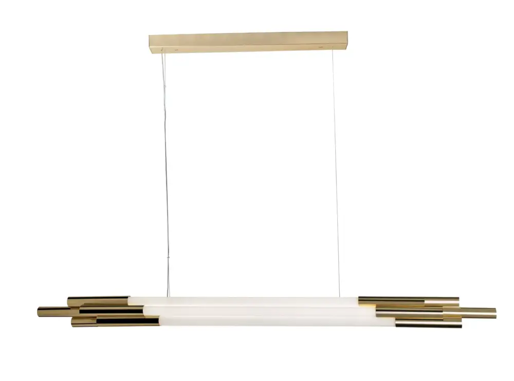 Acheter En Ligne Org Horizontale 130cm Suspensions LED Laiton