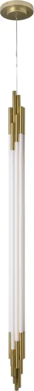 Prix Cassé Org Verticale 200cm Suspensions LED Laiton