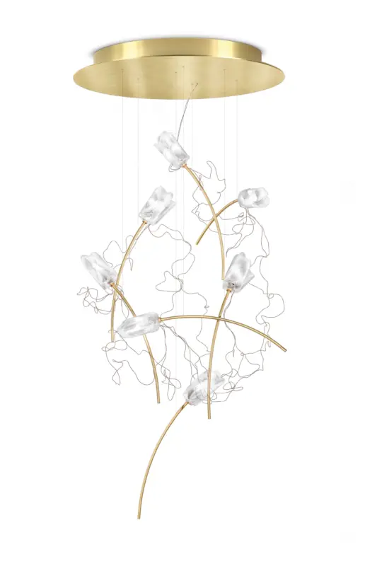 Marque Tulip 7 Round Suspensions Laiton