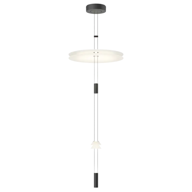 Prix Promo Flamingo mini 1590 Suspensions LED Noir