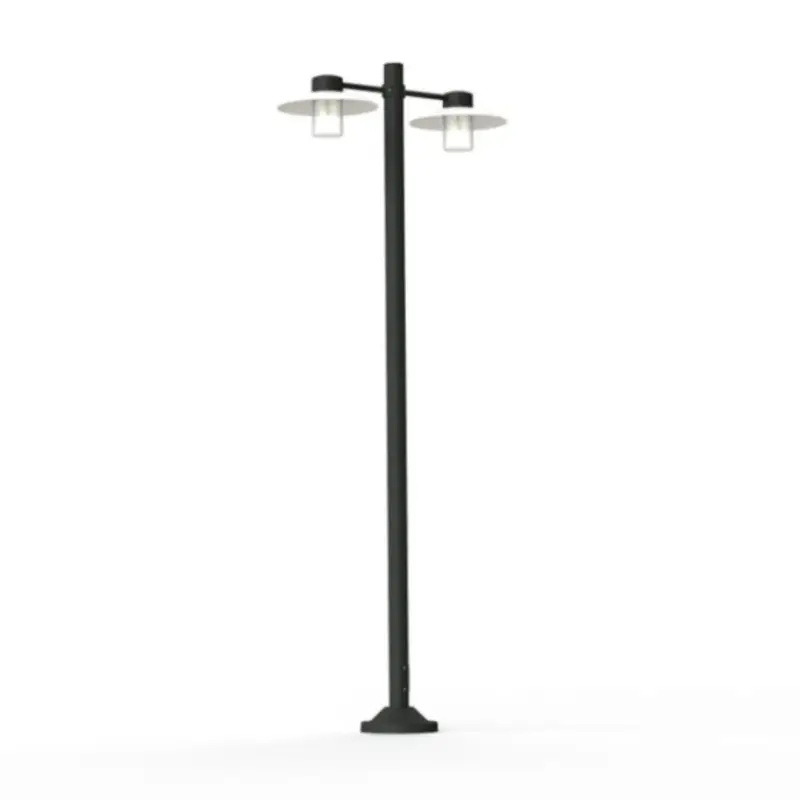 Aubanne N°5 Verre Clair Lampadaires Outdoor Vente Directe
