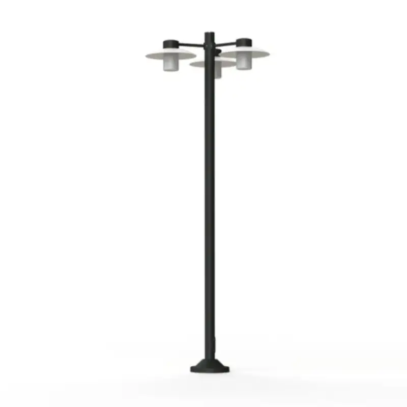 Aubanne N°6 Verre Dépoli Lampadaires Outdoor Certifié