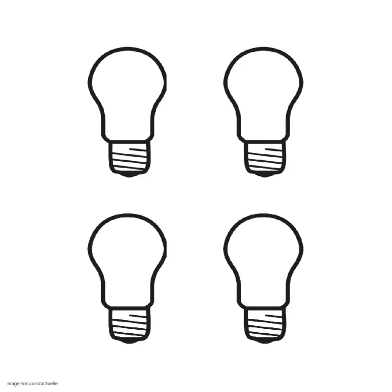 Promotion Saisonnière 4 x Ampoule Sphérique E14 4W LED