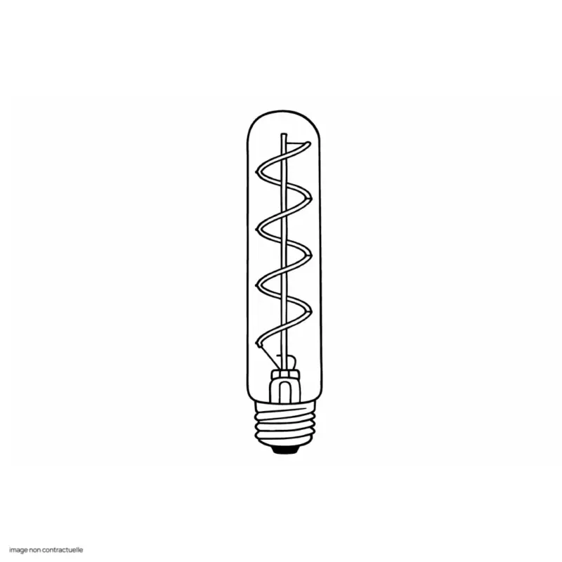 Ampoule Vintage LED E27 6W T30 L300 2500K Dernier Modèle