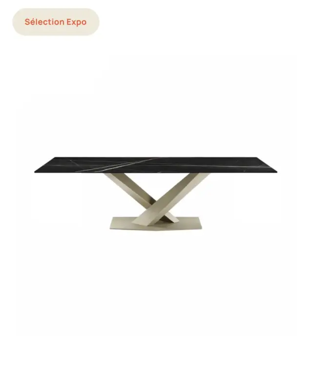 Achat Immédiat Stratos Table Keramik Noir Outlet