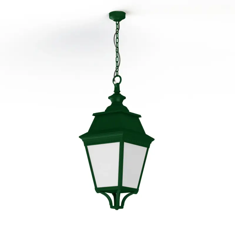 Usine Directe Avenue 3 N° 1 LED opale Suspensions Outdoor