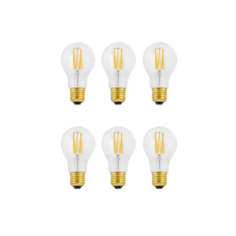 6 x Ampoules E27 A60 LED Expédition Rapide