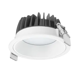 Spot LED Encastrable 40W 120lm/W Prisma IP44 Rond Blanc Hors Transfo CLAREO V2 Bon Marché
