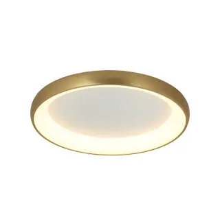Nouveauté Plafonnier LED D600 50W Or Brossé Mat ZAMBELIS 2050