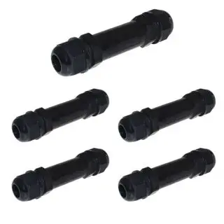 Lot de 5 Connecteurs Presse étoupe étanches EUR&rsquo;OHM Diamètre 7-14.5mm (1.5-4mm²) IP68 Noir 70020 Seulement Aujourd&rsquo;hui