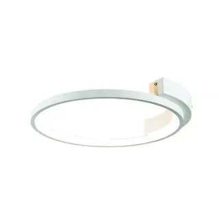 Plafonnier LED D425 25W Blanc Sablé ZAMBELIS 2075 Solde