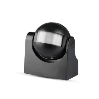 Livraison Express Détecteur de Mouvement Infrarouge Orientable IP44 Noir V-TAC VT-8003