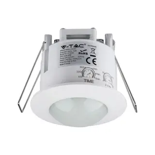 Détecteur de Mouvement Infrarouge Encastrable Blanc V-TAC VT-8029 Prix Réduit