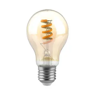Ampoule LED E27 A60 4W Filament Ambré V-TAC VT-2154 Meilleur Prix