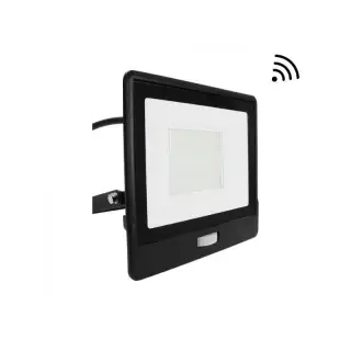 Offre Limitée Projecteur LED Extérieur Avec Détecteur 50W IP65 Samsung Chip Noir V-TAC PRO VT-158S-1 FS