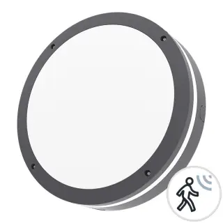Plafonnier LED Extérieur avec Détecteur CLAREO Astral 9/14/18/23W IP65 Hublot Anthracite V1 Affaire À Saisir