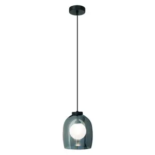 Meilleure Vente Suspension Luminaire D180 Pour Ampoule LED G9 Noir Sablé ZAMBELIS 22051 FS