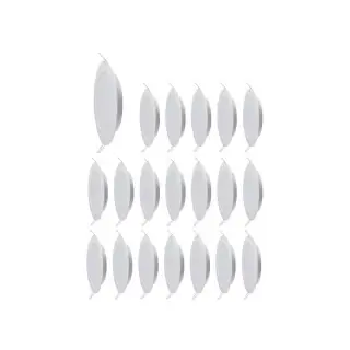 Lot de 20 Spots LED Extra-plat D205 18W Rond Blanc V-TAC VT-61018 Offre Exclusive
